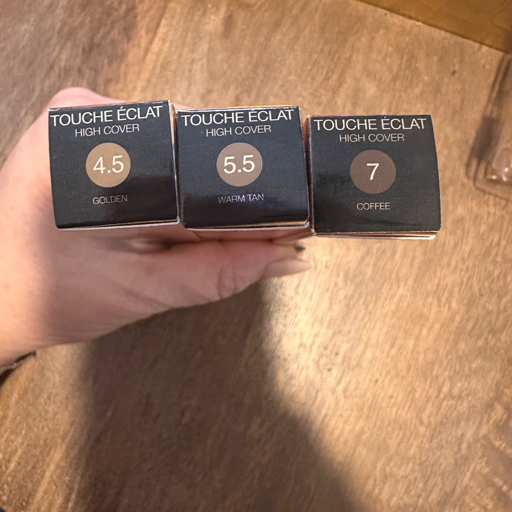 High Cover Concealer - Golden, Warm Tan, Coffee